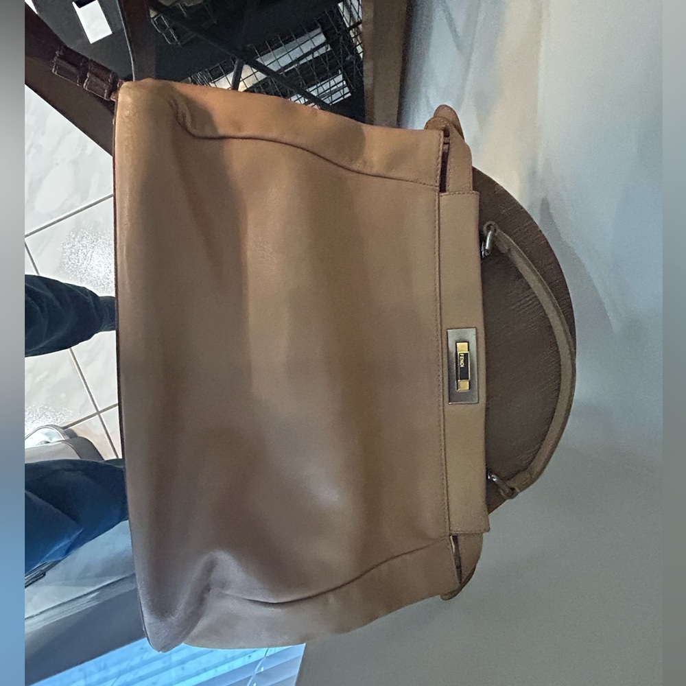 Fendi Leather Tan Purse